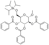 Methyl 2,3,4-tri-O-benzoyl-6-O-triisopropylsilyl-a-D-glucopyranoside